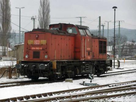 01.02.2009 im Bahnhof Saalfeld (Saale)
