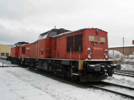 01.02.2009 im Bahnhof Saalfeld (Saale)