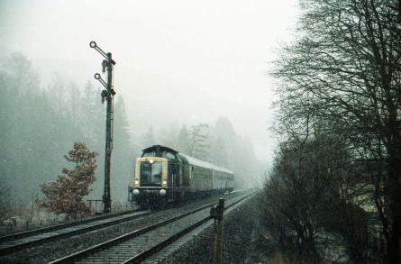 16.02.1992 am Einfahrsignal des Bf Brügge
