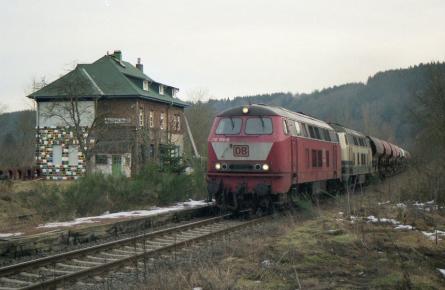 29.11.1999 im Bahnhof Valbert