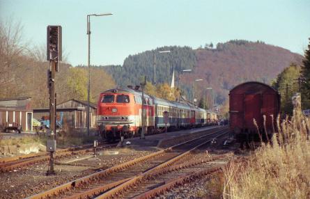 01.11.1992 im Bahnhof Willingen