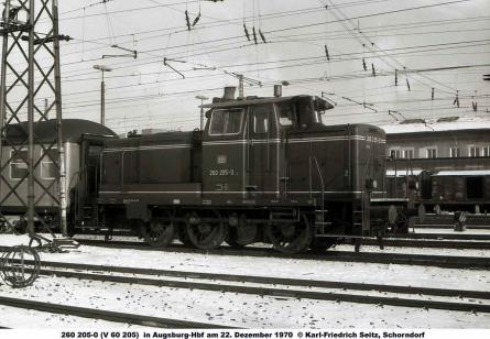 22.12.1970 in Augsburg Hbf