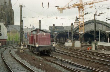 16.04.1990 am Kölner Hauptbahnhof