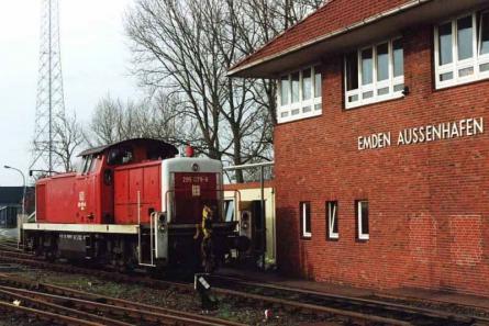 07.04.2001 Bahnhof Emden Außenhafen