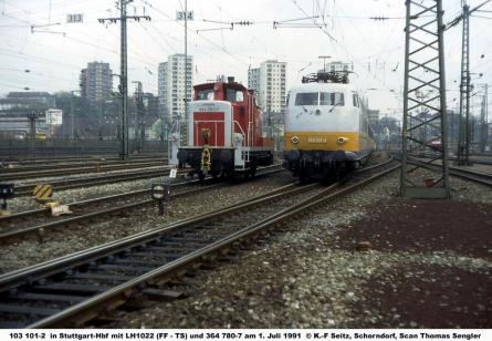 01.07.1991 in Stuttgart Hbf