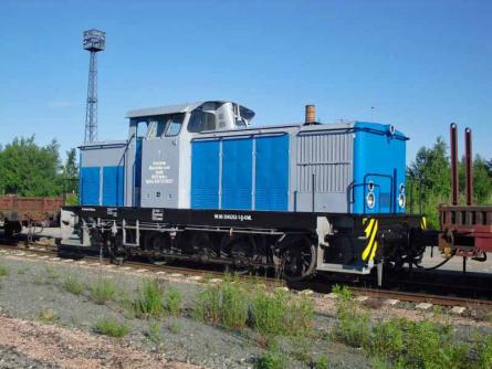 05.06.10 mit einem Bauzug im Hbf Zwickau