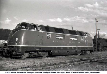 August 1965 im Bw Villingen