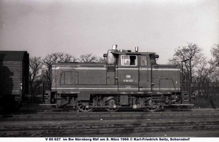 08.03.1966 im Bw Nürnberg Rbf