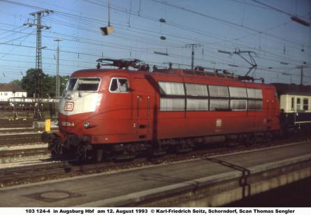 12.08.1993 in Augsburg Hbf