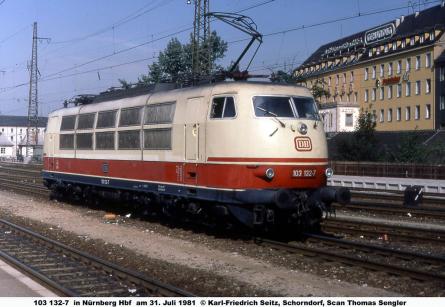 31.07.1981 in Nürnberg Hbf