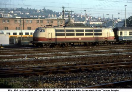 22.07.1991 in Stuttgart Hbf
