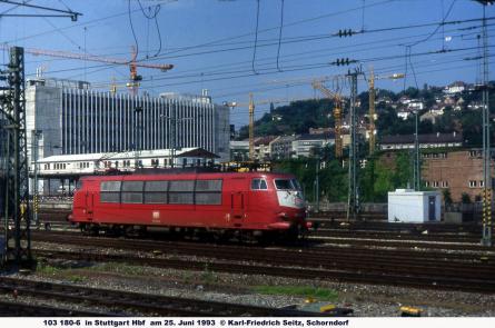 25.06.1993 in Stuttgart Hbf
