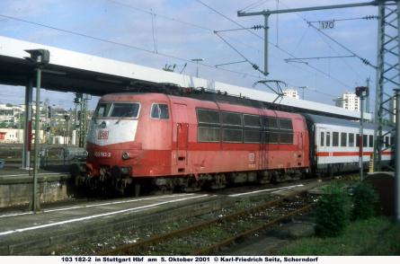 05.10.2001 in Stuttgart Hbf