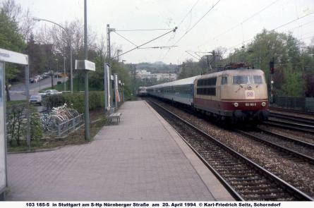 20.04.1994 in Stuttgart S-Hp Nürnberger Straße