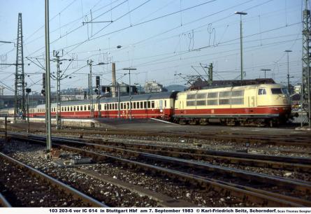 07.09.1983 in Stuttgart Hbf