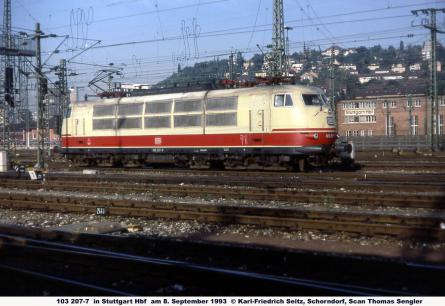 08.09.1993 in Stuttgart Hbf