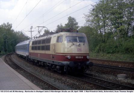 28.04.1999 in Stuttgart S Nürnberger Straße
