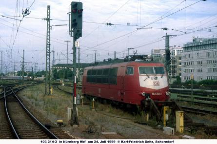 24.07.1999 in Nürnberg Hbf