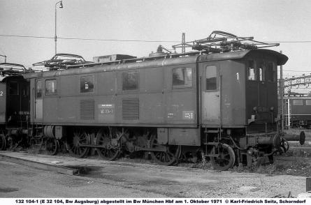 01.10.1971 im Bw München Hbf