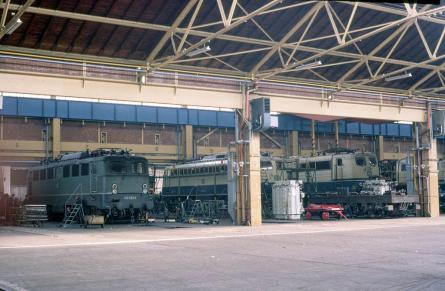 Mitte 1988 im AW Opladen (Lokrichthalle)