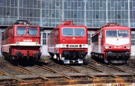 April 1993 im Bw Cottbus