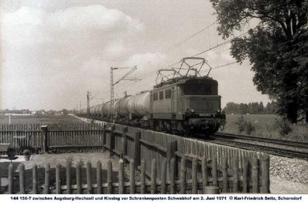 02.06.1971 vor Schrankenposten Schwabhof