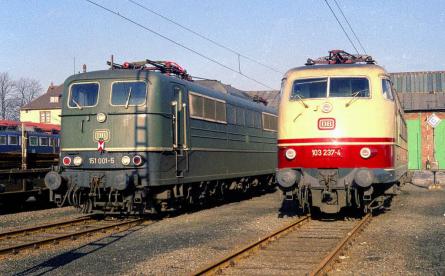 12.01.1989 im AW Opladen (Warten auf Überführung)