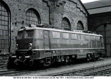 20.05.1971 im Bw Saarbrücken