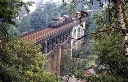 13.08.1983 auf Trogenbachviadukt in Ludwigsstadt