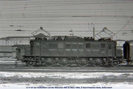März 1965 am Bw München Hbf