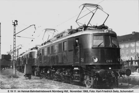 November 1965 im Bw Nürnberg Hbf