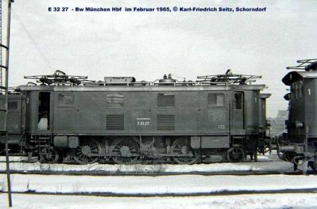 Februar 1965 im Bw München Hbf