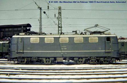 Februar 1965 im Bw München Hbf