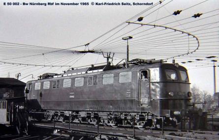 November 1965 im Bw Nürnberg Rbf