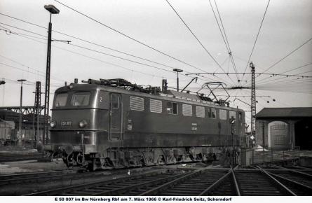 07.03.1966 im Bw Nürnberg Rbf