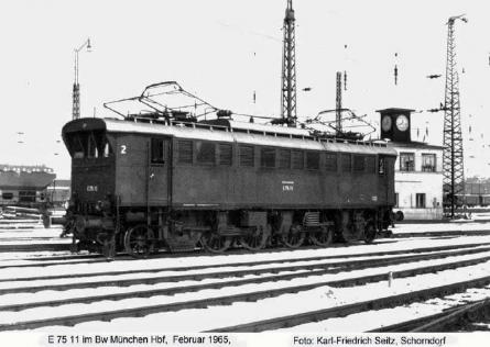 Februar 1965 im Bw München Hbf