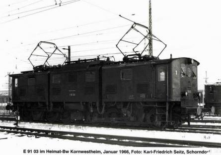 Januar 1966 im Bw Kornwestheim