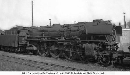 02.03.1968 im Bw Rheine