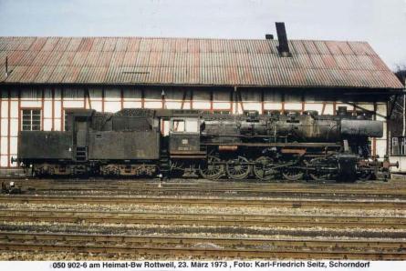 23.03.1973 im Bw Rottweil