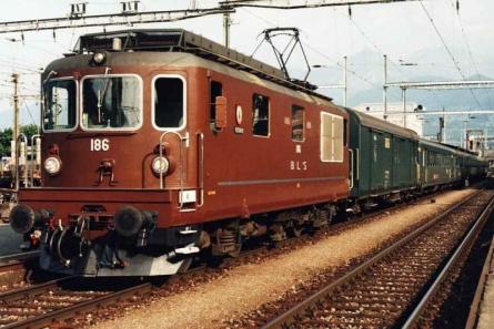26.07.1995 Bahnhof Spiez