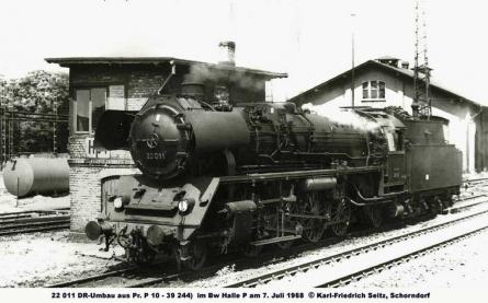07.07.1968 im Bw Halle P