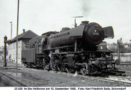 12.09.1968 im Bw Heilbronn