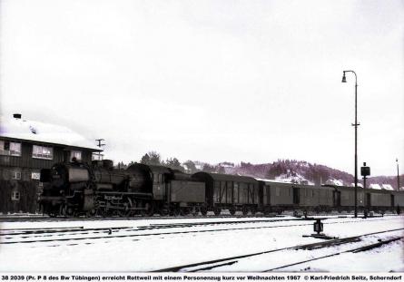 Kurz vor Weihnachten 1967 in Rottweil