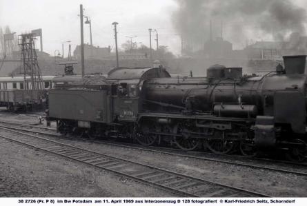 11.04.1969 im Bw Potsdam