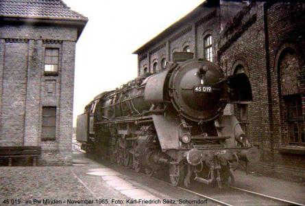 November 1965 im Bw Minden
