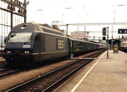 27.07.1995 Bahnhof Spiez
