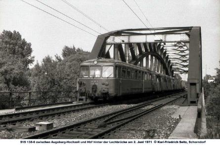 02.06.1971 zwischen Augsburg-Hochzoll und Hbf