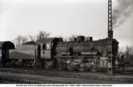 07.03.1966 im Bw Nürnberg Rbf