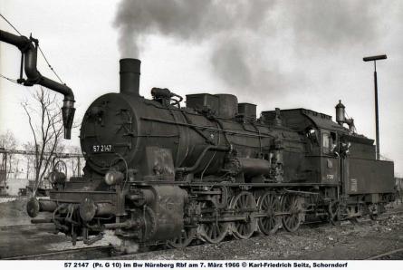 07.03.1966 im Bw Nürnberg Rbf