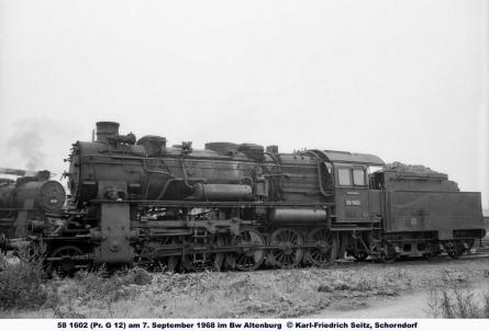07.09.1968 im Bw Altenburg